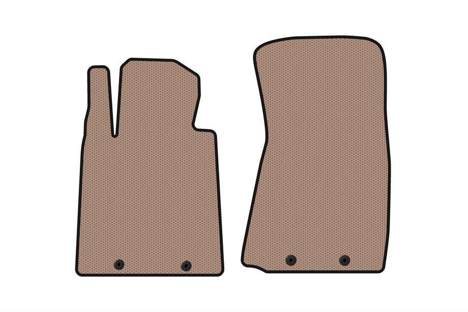 Nissan 370Z 2008-2021 Rubber floor mats Carsuit (Coupe, beige) Image