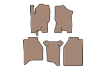 Nissan Navara 2006-2015 Carsuit rubber floor mats (without boxes, Beige) photo 1
