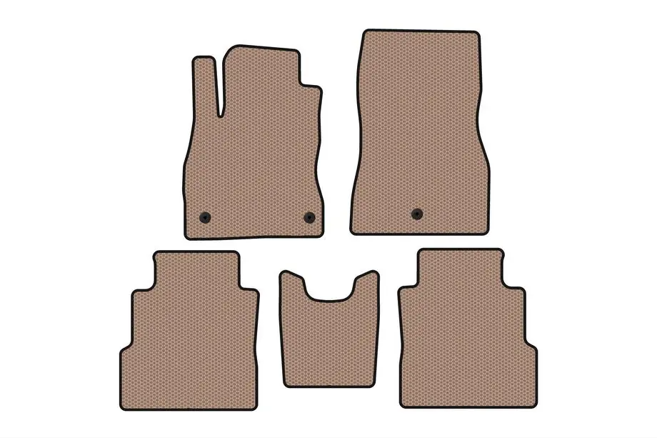 Nissan Kicks 2016- Rubber Floor Mats Carsuit (Beige) Image