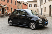 Fiat 500/500L 2013-2022 Side Steps Bosphorus Black (2 pcs, Aluminum) photo 1