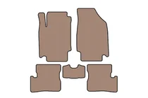 Nissan Micra K12 2003-2010 Rubber Floor Mats Carsuit (HB, Beige) photo 1