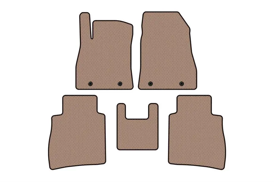Nissan Sentra 2012-2019 Rubber floor mats Carsuit (SD, beige) Image