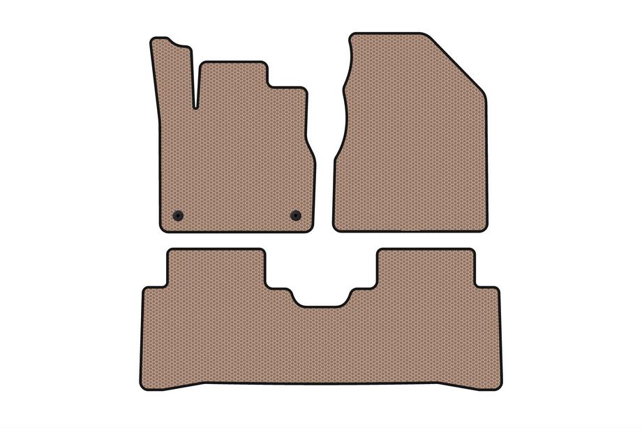 Nissan Murano 2008-2014 Rubber Floor Mats Carsuit (Beige) Image