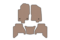 Nissan Pathfinder R51 2005-2014 Rubber floor mats Carsuit V2 (2 rows, Beige, 2010-2014) photo 1