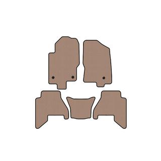 Rubber floor mats Carsuit V2 (2 rows, Beige, 2010-2014) photo 1