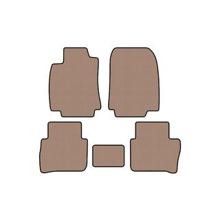 Rubber Floor Mats Carsuit (HB, Beige) Nissan Tiida 2011-2014 photo 1