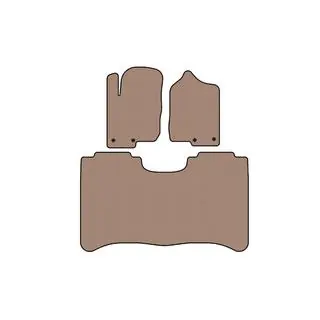 Rubber Floor Mats Carsuit (Beige)