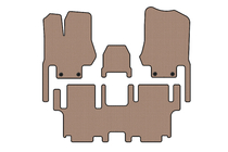 Nissan Quest 2011-2017 Rubber floor mats Carsuit (2 rows, 7-seater, beige) photo 1