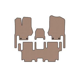 Rubber floor mats Carsuit (2 rows, 7-seater, beige) photo 1