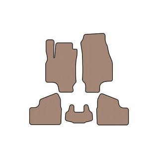 Rubber floor mats Carsuit (SD, beige) Opel Astra G classic 1998-2012 photo 1