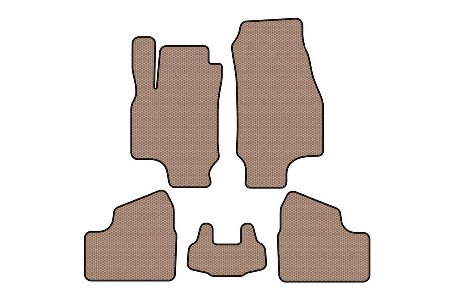 Opel Astra G classic 1998-2012 Rubber floor mats Carsuit (SD, beige) Photo 1