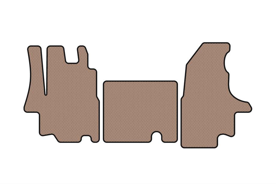 Opel Movano 2004-2010 Rubber Floor Mats Carsuit (Beige) Image