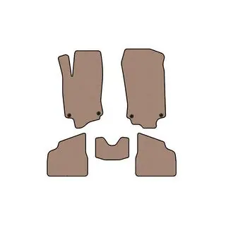 Rubber Floor Mats Carsuit (Beige) photo 1