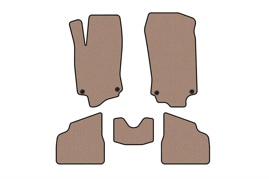 Opel Corsa C 2000-2006 Rubber Floor Mats Carsuit (Beige) Image