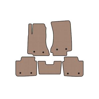 Rubber floor mats Carsuit (SD, beige) Opel Omega B 1994-2003 photo 1