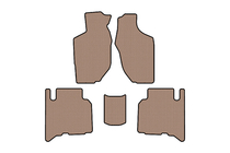 Opel Frontera 1998-2003 Rubber floor mats Carsuit (5-door, beige) photo 1