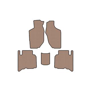 Rubber floor mats Carsuit (5-door, beige) Opel Frontera 1998-2003 photo 1