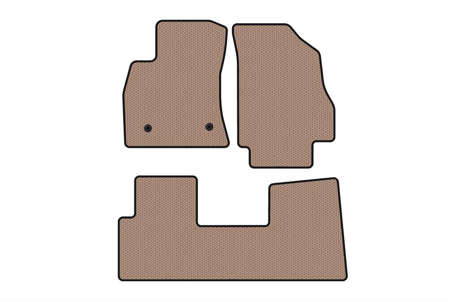 Opel Combo 2012-2018 Rubber Floor Mats Carsuit (Beige) Image
