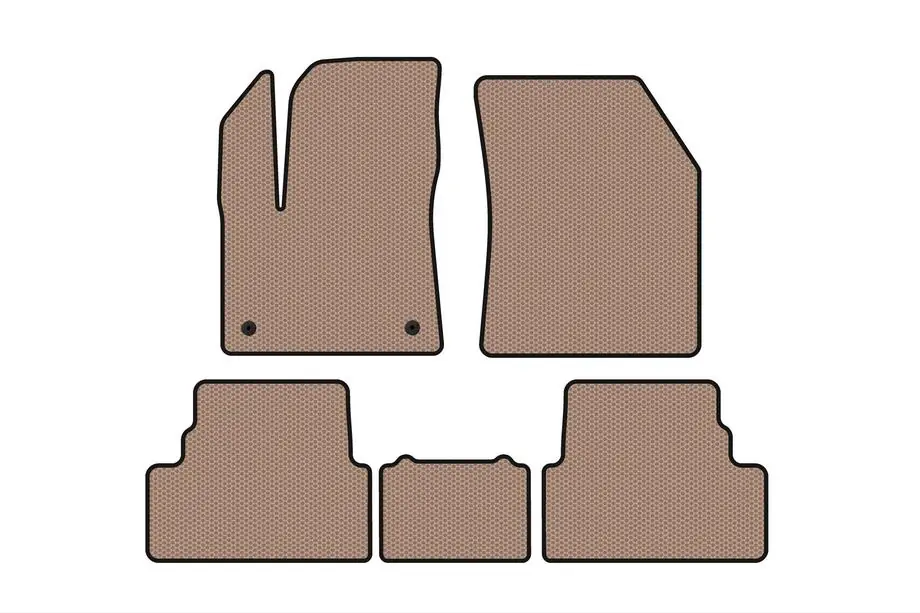 Opel Grandland X 2017- Rubber floor mats Carsuit (2017-2021, beige) Image