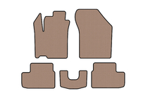 Opel Agila 2007-2015 Rubber Floor Mats Carsuit (HB, Beige) photo 1