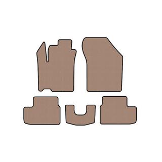 Rubber Floor Mats Carsuit (HB, Beige) Opel Agila 2007-2015 photo 1