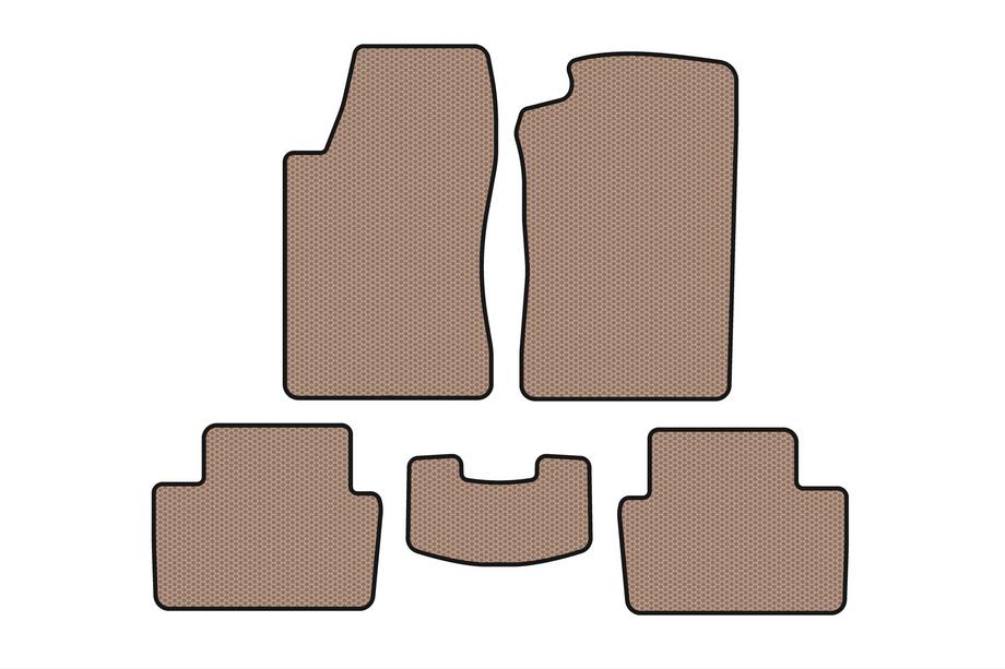 Opel Vectra B 1995-2002 Rubber Floor Mats Carsuit (LB, Beige) Image
