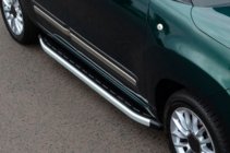 Fiat 500/500L 2013-2022 Side Steps Fullmond (2 pcs, Aluminum) photo 2