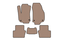 Opel Zafira B 2005–2011 Rubber floor mats Carsuit (2 rows, beige) photo 1