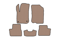 Peugeot 208 2012-2019 Rubber floor mats Carsuit (HB, 5-door, beige) photo 1