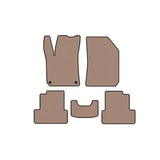 Rubber Floor Mats Carsuit (Beige) photo 1