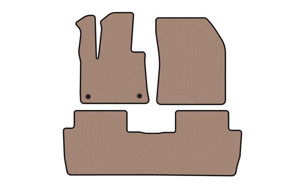 Peugeot 5008 2016-2023 Rubber floor mats Carsuit (2016-2020, beige) Image