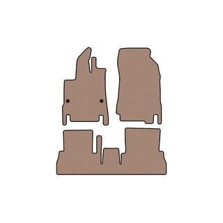 Rubber Floor Mats Carsuit (7-Seater/Long Wheelbase, Beige) photo 1
