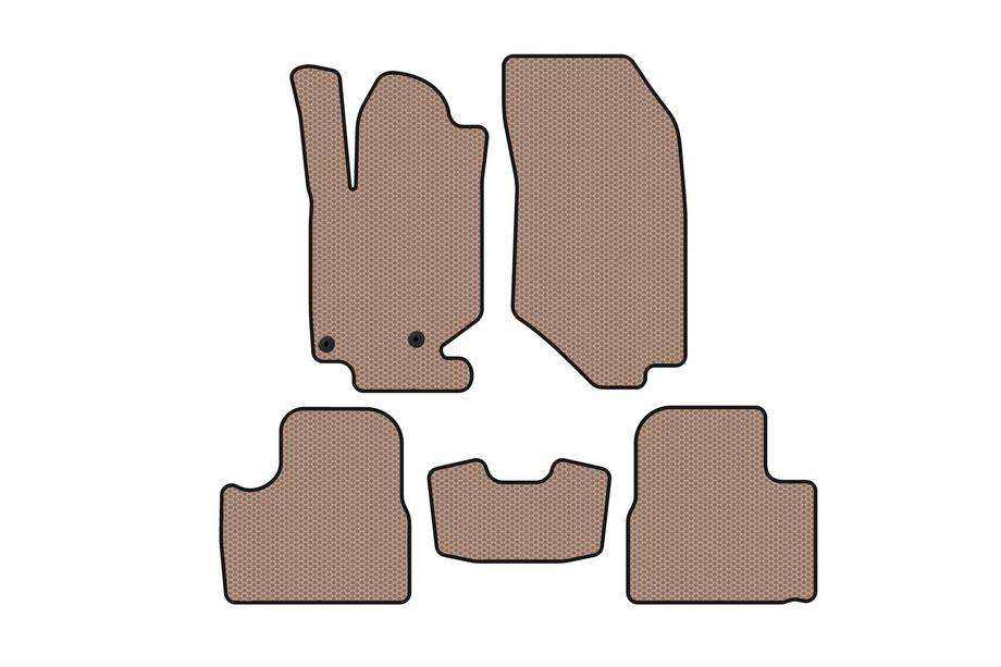 Peugeot 2008 2019- Rubber Floor Mats Carsuit (Beige) Image