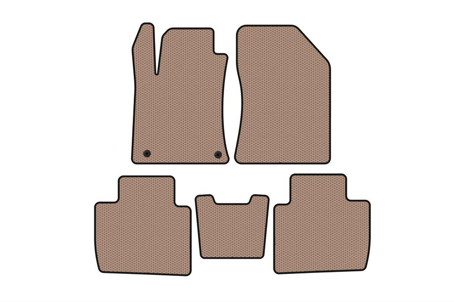 Peugeot 508 2018- Rubber Floor Mats Carsuit (LB, Beige) Image