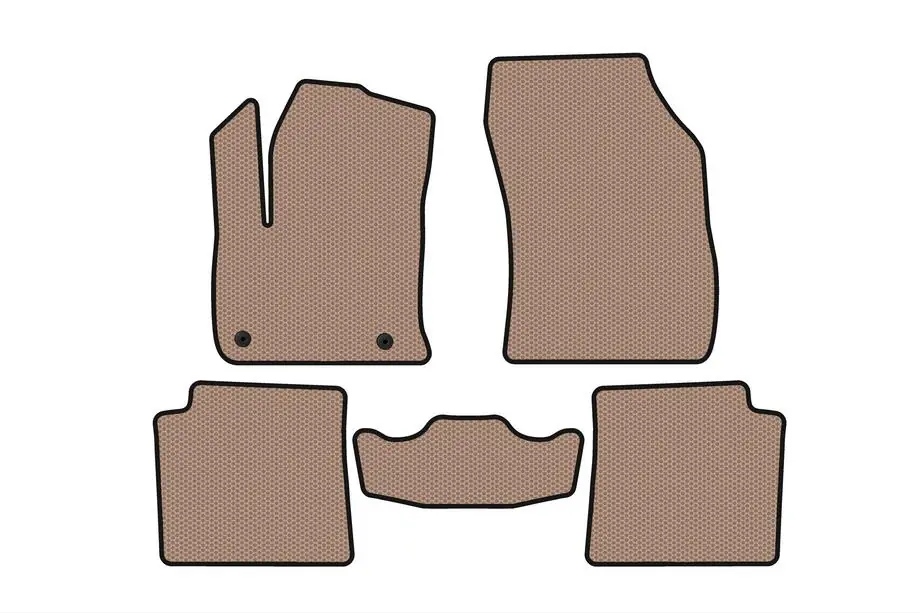 Peugeot 2008 2019- Rubber Floor Mats Carsuit V1 (Electric, Beige) Image