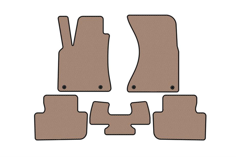 Porsche Macan 2014-2024 Rubber floor mats Carsuit (2014-2018, beige) Image