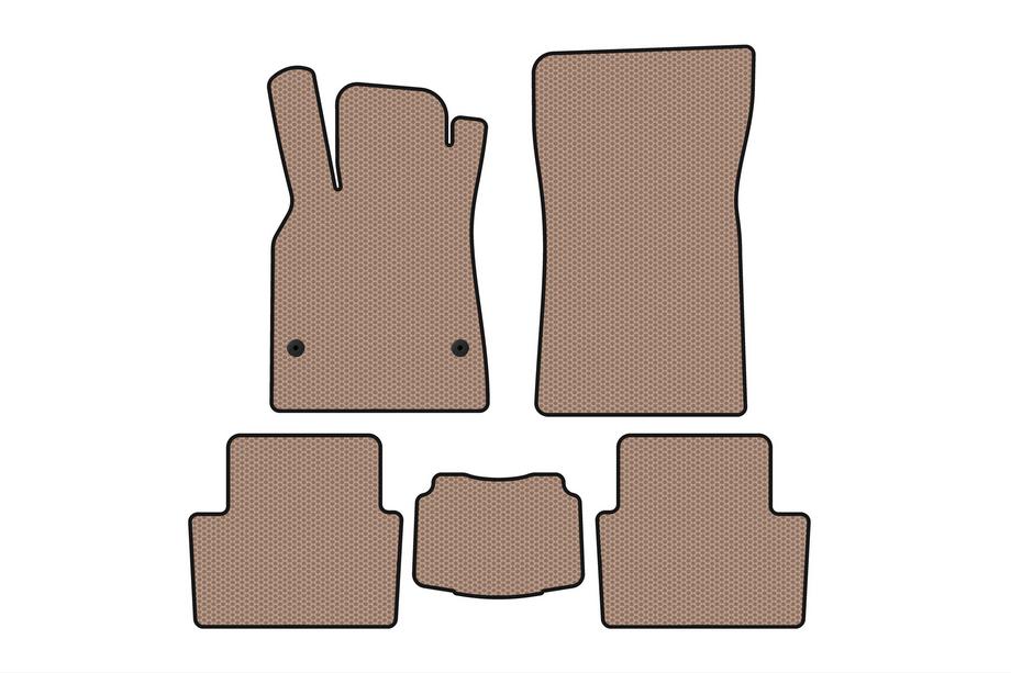 Renault Fluence 2009-2016 Rubber floor mats Carsuit (SD, beige) Image