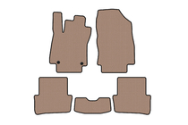 Renault Clio IV 2012-2019 Rubber floor mats Carsuit (2012-2016, HB, 5-door, beige) photo 1