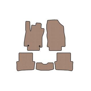 Rubber floor mats Carsuit (2012-2016, HB, 5-door, beige) photo 1
