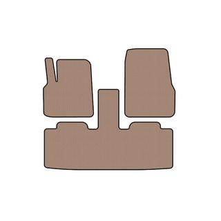Rubber floor mats Carsuit (2 rows, 7-seater, beige) photo 1