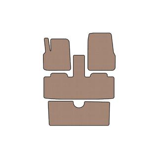 Rubber floor mats Carsuit (3 rows, 7-seater, beige) photo 1