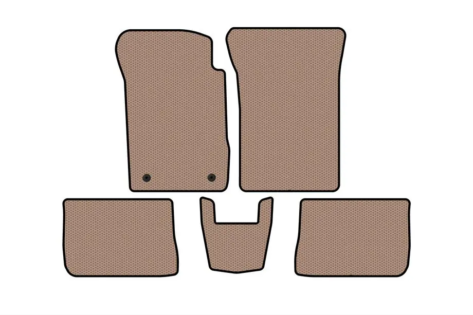 Renault Symbol 2008-2013 Rubber floor mats Carsuit (SD, beige) Image