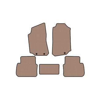 Rubber Floor Mats Carsuit (Beige) Saab 9-5 1997-2010 photo 1