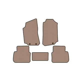 Rubber Floor Mats Carsuit (Beige) photo 1