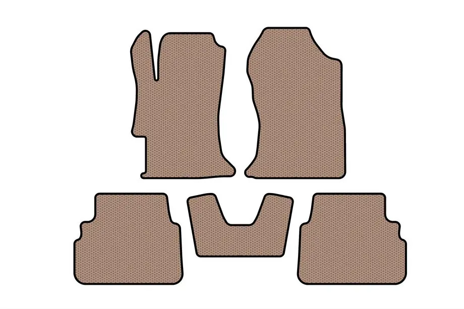 Subaru XV 2017-2023 Rubber Floor Mats Carsuit V1 (Beige) Image