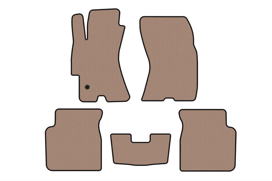 Subaru Outback 2005-2009 Rubber Floor Mats Carsuit (Beige) Image