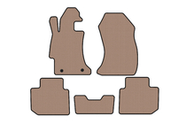 Subaru Impreza 2011-2016 Rubber floor mats Carsuit (SD, beige) photo 1