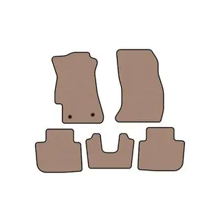 Rubber floor mats Carsuit (2011-2016, beige) photo 1