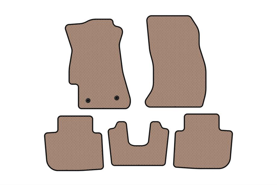 Subaru XV 2011-2017 Rubber floor mats Carsuit (2011-2016, beige) Photo 1