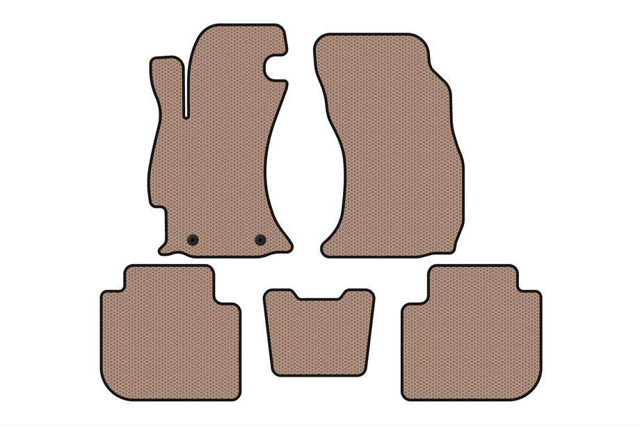 Subaru Forester 2013-2018 Rubber floor mats Carsuit (2013-2017, beige) Image
